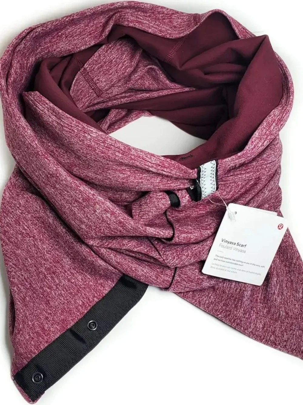 NWOT Lululemon Bordeaux Vinyasa Scarf & Wrap